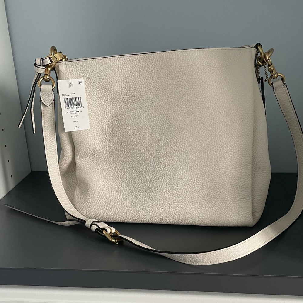 Coach Shay Pebble Leather Shoulder Bag
